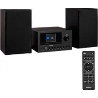 Medion DAB+ LIFE P85003 Système audio | Radio stéréo PLL-FM sur Internet | 40 stations préréglées | Bluetooth 5.0 | Lecteur CD | WiFi| USB |
