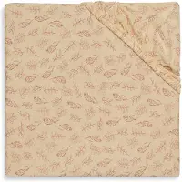 Jollein Drap-Housse Jollein Jersey Meadow Rosewood-40 x 80/90 cm