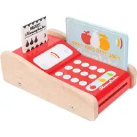 Le Toy Van Machine à carte bancaire - - Honeybake - Bois - Rouge - 3 ans