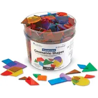 Learning Resources Ressources d'apprentissage 1491506 Formes g om triques translucides