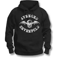 Avenged Sevenfold Sweat à capuche Logo Homme Noir - Taille S