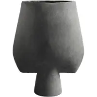 101 Copenhagen Sphere Vase Square Dark Grey | Big