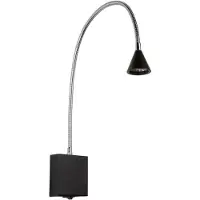 Lucide Lampe de chevet LED 1 x 3 W pliable noir