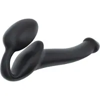 Strap-On-Me Gode Réaliste Pliable Noir L