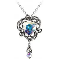 Alchemy Gothic Bague Gothic de - Fiançailles - pour Femme - couleur argent - Taille XS