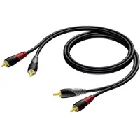 Procab CLA800 2x RCA Mâle - 2x RCA Mâle 3 mètres