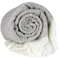 Unique living - Plaid Feeke 130x170cm Gris foncé