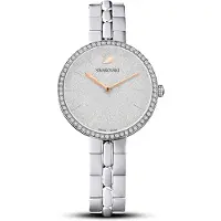 Swarovski Cosmopolitan Uhr, Schweizer Produktion, Metallarmband, Silberfarben, Edelstahl COSMOPOLITAN MB STS/SIL/STS 5517807