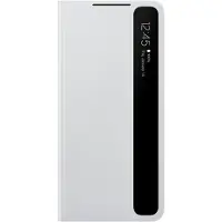 Samsung Galaxy S21 Plus Clear View Book Case Gris