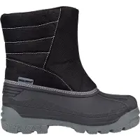 Winter-Grip Bottes de Neige Winter-Grip Snow Base Noir Gris-Taille 34