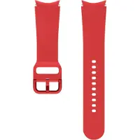 Samsung Ruban Sport 20mm M/L red (20 mm, Fluoroélastomère), Sangles de montre, Rouge