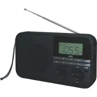 JVC Radio-réveil RA-F310B Noir