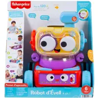 Fisher-Price Fisher Price Jo robot 4in1 ramp track, jouet interactif, +6 ans
