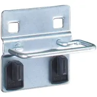 Bott U Support L63xP42mm galvanisé adapté aux plaques perforées