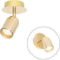 QAZQA Spot de salle de bain moderne en laiton IP44 - Ducha
