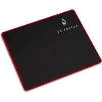 Verbatim Silent Flight 320 (M), Tapis de souris, Noir, Rouge