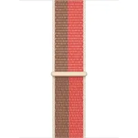 Apple Watch 42/44/45 mm Bracelet de Montre Sport Loop Nylon Pomelo Rose/Sahara