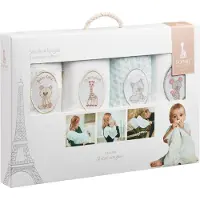 Sophie The Giraffe Carrés de mousseline - 4 Pack - 70x70 - Animaux - - UneTaille - carrés de mousseline