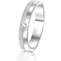Lucardi Bague argent / transparent
