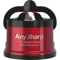 AnySharp Aiguiseur Couteau Wismer A Couteaux Red