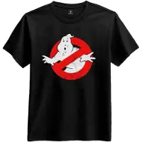 SOS Fantômes T-Shirt Manches courtes de - Logo Délavé - M - 5XL - pour Homme - noir - Taille M