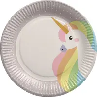 Papstar Assiette Licorne