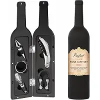 Designed by man 5x Accessoires pour le Vin, Coffret Cadeau - Bouteille de Vin