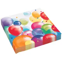 Amscan 20 Napkins Balloons