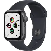 Apple Watch SE 40 mm Aluminium Gris Sidéral Bracelet Sport Minuit