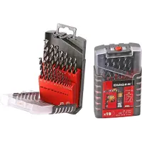 Diager Coffret forets méral HSS G3 - 19 pièces - Ø de 1mm à 10mm - 705D