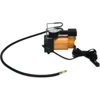 Sthor Compresseur de voiture puissant de 12 V avec manomètre, 35 l/min, 120 W