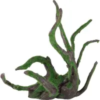 Flamingo Moza 28x13x24cm Aquarium Decoration Vert 28 x 13 x 24 cm