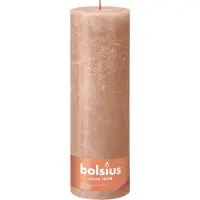 Bolsius Bougie cylindrique rustique Shine 300/100 creamy caramel