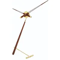 Nomon Puntero Horloge de Table Polished Brass and Walnut Wood | Puntero G