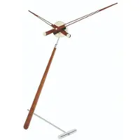 Nomon Puntero Horloge de Table Chromed Steel and Walnut Wood | Puntero N