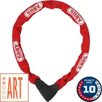 ABUS Cadenas à chaîne Ionus 8900 rouge 110 cm