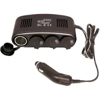 Carpoint Prise 4 voies 12V 10A