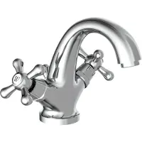 Schutte Mitigeur de lavabo à 2 poignées ELK Chrome