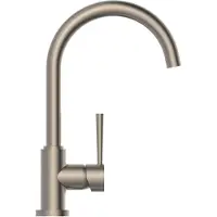Schutte 79129U CORNWALL Mitigeur d'évier basse pression, acier inoxydable brossé