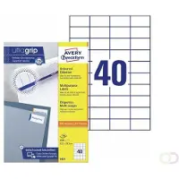 Avery Zweckform Étiquettes universelles 3651-200, ultragrip, 52,5 x 29,7 mm, 3651-200, 8000 + 800 pièces