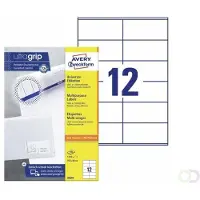 Avery Zweckform Universal Etiketten 3424, ultragrip, A4, matt, 1200 Etiketten