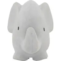 Tikiri Baby Jouet de dentition éléphant - Jouet de bain en caoutchouc naturel