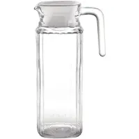 Olympia Pichet en verre avec couvercle, 1 litre (6 pièces)
