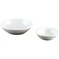 Olympia Whiteware Bol à sauce soja blanc rond 7 cm (12 pièces)