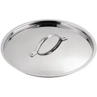 Vogue Couvercle Tri Wall en acier inoxydable 24 cm