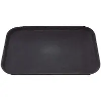 Vogue Plateau antidérapant noir en plastique | 2 Formats