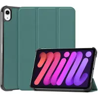 IMoshion Coque tablette Trifold Apple iPad Mini 7 (2024) / iPad Mini 6 (2021) - Vert foncé