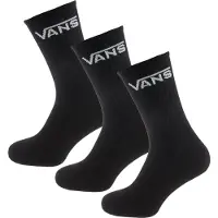Vans Chaussettes de - Classic Crew (3er Pack) - EU38-42 - EU 43-47 - pour Unisexe - noir - Taille EU 38-42