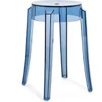 Kartell Charles Ghost Tabouret - Lot de 2 H 46 cm | Powder Blue