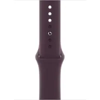 Apple Watch 42/44/45 mm Silicone Bracelet Sport Cerise Noire